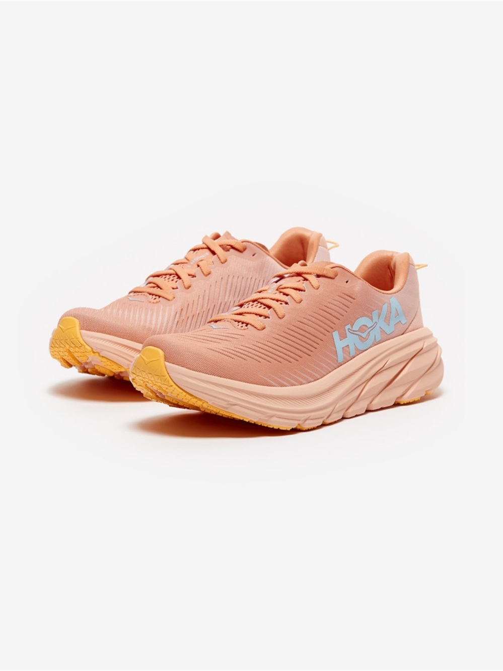 HOKA Rincon 3 Shell Coral Peach Parfait Women’s Running Shoes Size 8